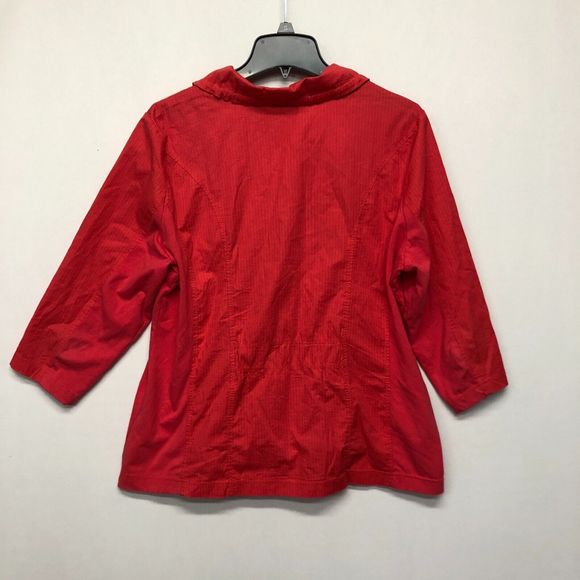 Zenergy by Chico's Women Full Zip Jacket Size 2 Red B241 -30 - Picture 11 of 16
